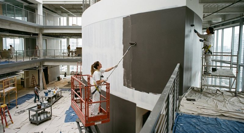 Commercial Painting project example